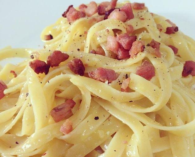 Fettuccine alla carbonara