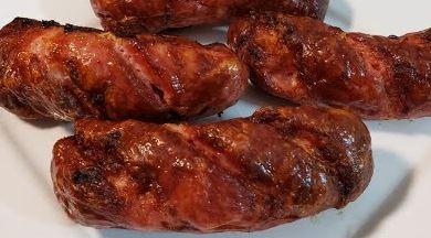 Linguiça na air fryer