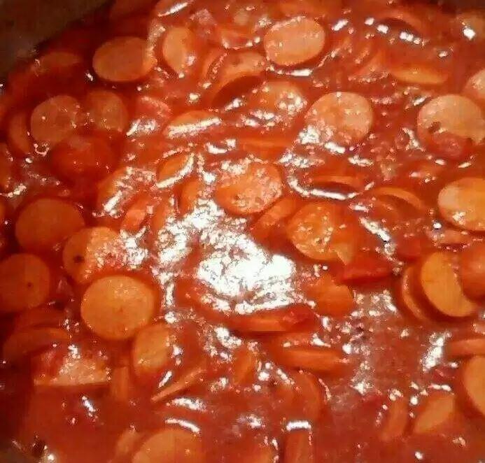 Molho de salsicha para cachorro quente